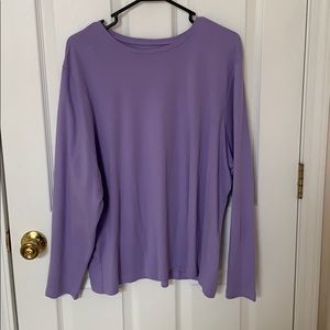 Women’s Long Sleeve Lavender Top
